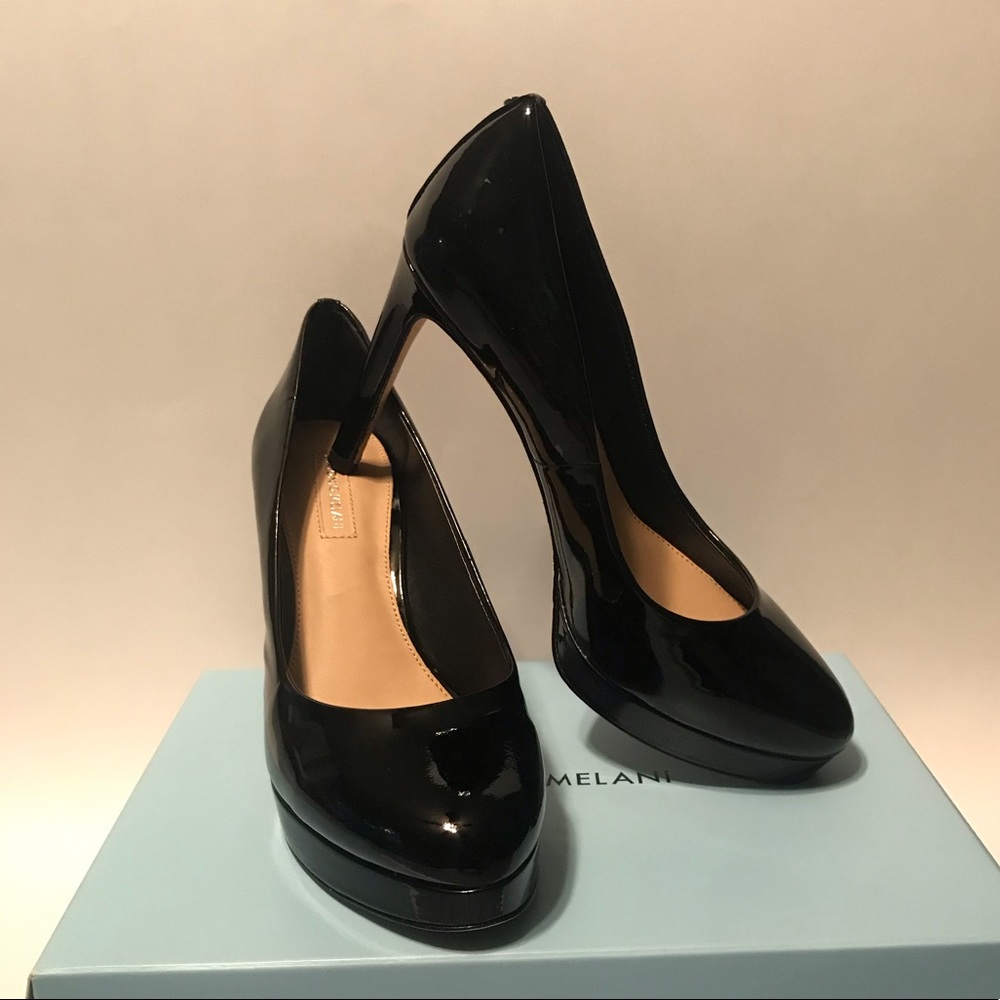 Antonio Melani patent leather 4” heels
